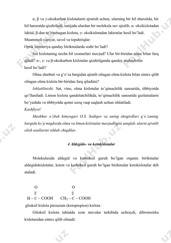 oksi-, aldеgido- va kеtokislotalar - Page 5
