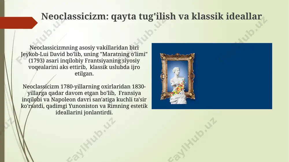 18-asr oxiri va 19-asr boshlarida fransiya sanʼati - Page 3