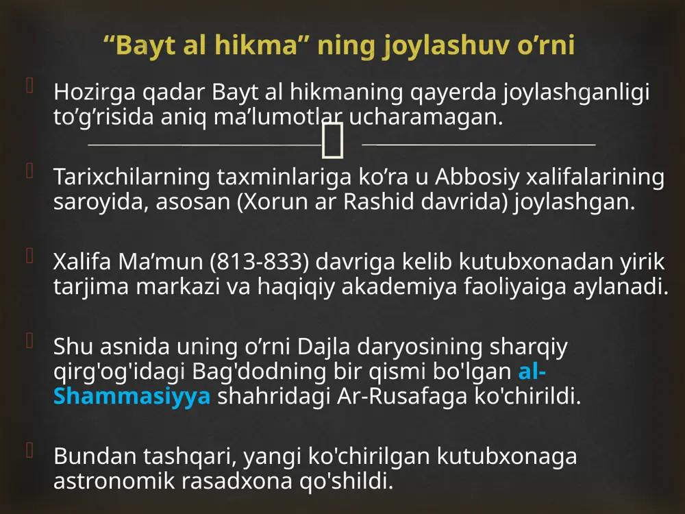 baytalhikma tashkiloti tarixi - Page 4