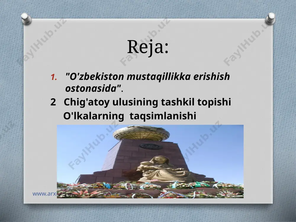 o'qib chiqib, bir ijodkor sifatida xalqimizning boshiga tushgan og'ir kunlar, ofatu balolardan prezidentimizning o'z xalqiga bo'lgan cheksiz muhabbati, sadoqati, tengsiz jasorati, matonatu mardligi omon saqlab qolganligiga imon keltirdim. www.arxiv.uz 1989 yildagi farg'ona, 1991 yildagi toshkent, 1992 yildagi namangan voqealarining keskin pallalarida prezidentimiz diniy radikal kuchlarning nayrangu qilmishlariga uchgan, ko'zi qonga to'lgan olomon ichiga yonida qo'riqchilarsiz, yolg'iz o'zi hayotini xavf ostiga qo'ygan holda jasorat bilan kirib borib, xalqimizni ro'y berishi mumkin bo'lgan fojia, turli falokatlardan asrab qoldilar. o'zbek tiliga davlat tili maqomining berilishi mustaqillikka qo'yilgan jasoratli qadam bo'lsa, aholiga tomorqa berish to'g'risidagi oqilona qarori xalqimizni ertangi kuniga yorug' ishonch uyg'otishi bilan birga, turmush farovonligini yuksaltirdi, paxta maydonlarini qisqarishiga olib keldi. kitobni o'qib, hayratga tushasan kishi. va bizga mana shunday donishmand, adolatli sarbonni boshimizga soyabon qilib qo'yganligi uchun ollohga shukronalar aytdim. bu kitob ilgari ma'lum qilinmagan, matbuotda e'lon qilinmagan juda ko'p voqeliklardan bizni voqif qiladi, bu yorug', osoyishta, saodatli kunlarni qadriga yetishga …