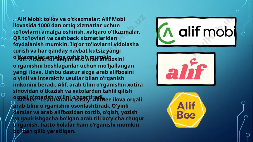 alif ilovasi - Page 3