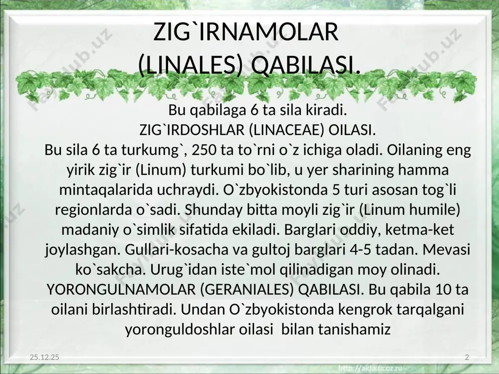 zig'irnamolar qabilasi - Page 2