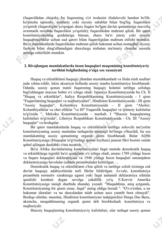 xs kelib chiqishi yoki fuqaroligi orqali mamlakat fuqarosiga aylanadi. fuqarolikni qabul qilish milliy qonunchilik va bir qator xalqaro konventsiyalar bilan tartibga solinadi. fuqarolik kelib chiqishi bo'yicha shaxs irodasiga zid ravishda tug'ilish yo'li bilan olinadi. bunday holda, ikkita asosiy printsip qo'llaniladi, ular sof shaklda yoki birlashtirilishi mumkin. "qon qonuniga" ko'ra, ma'lum bir davlat fuqarolari bu davlat fuqarolaridan tug'ilgan barcha shaxslardir; "tuproq qonuni" ga binoan, ma'lum bir davlatning fuqarolari bu uning hududida tug'ilgan shaxslardir. fuqarolikni fuqarolikka qabul qilish asosida vakolatli davlat organining tegishli arizasida ko'rsatilgan o'z xohishiga ko'ra oladi. ba'zida fuqarolikka qabul qilish qator murakkab talablarga, shu jumladan mulkiy xususiyatga ega bo'lgan talablarga duch keladi. masalan, art. urugvay respublikasi konstitutsiyasining 75-moddasida shunday deyilgan: "fuqarolik huquqi qonun bilan erkaklar va ayollarga tegishli - yaxshi obro'ga ega bo'lgan, respublika hududida oilalari bo'lgan, mamlakatda pul yoki mol-mulk bilan kapitalga ega bo'lgan chet elliklarga. yoki ilm-fan, san'at yoki hunarmandchilik bilan shug'ullanadigan va mamlakatda doimiy yashash joyiga …