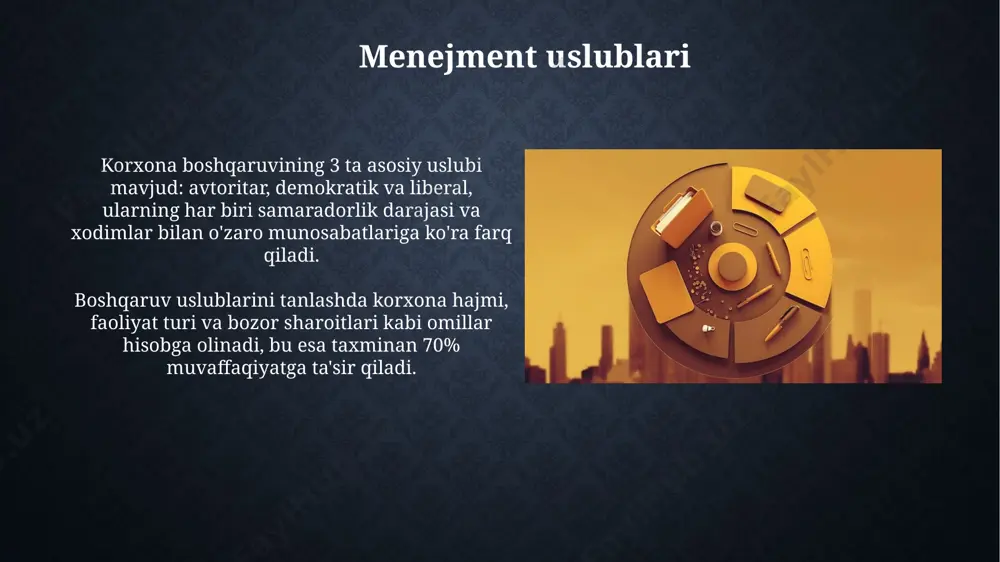 biznes faoliyatini boshqarish usullari va uslublari - Page 5