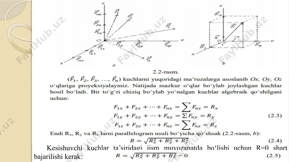 kesishuvchi kuchlar sistemasini muvozanatiga oid mаsаlаlаr yеchish - Page 4