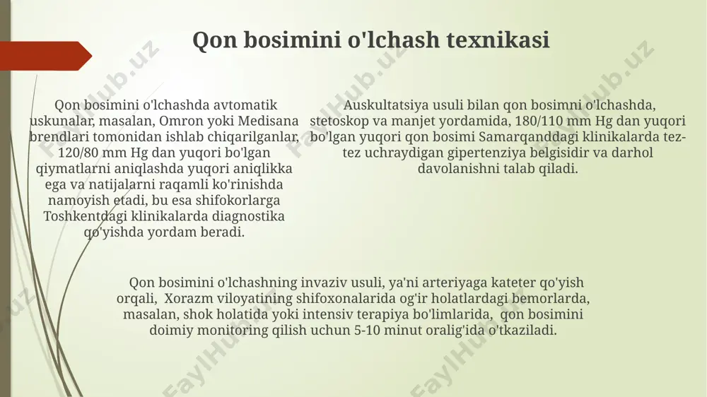 klinikada qon bosim o‘lchash usullari - Page 5