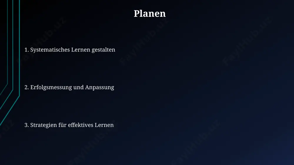 feedback-fragebögen) für eine ganzheitliche evaluation. die qualitative datenanalyse von lernerfeedback (z.b. interviews, fokusgruppen) sollte mindestens 5% der gesamten evaluation ausmachen, um die quantitativen ergebnisse zu kontextualisieren und zu vertiefen. eine regelmäßige evaluation nach 25% und 75% des lernprozesses ermöglicht frühzeitiges erkennen von defiziten und anpassung der lernstrategie, was die effektivität um bis zu 20% steigern kann. lernziele und -methoden effektives lernen basiert auf klar definierten lernzielen (z.b. 3 konkrete aufgaben) und der auswahl passender lernmethoden (z.b. mindestens 2 verschiedene techniken), die auf individuellen lernstilen abgestimmt sind. kombinierte lernmethoden, wie z.b. die integration von aktivem wiederholen (spaced repetition) und kollaborativem lernen (gruppenarbeit) in 50/50 aufteilung, steigern den lernerfolg signifikant. die regelmäßige überprüfung des lernfortschritts nach ca. 2-3 lerneinheiten mittels selbsttests oder feedback-schleifen ist essentiell, um lernlücken frühzeitig zu identifizieren und die lernmethoden anzupassen. systematisches lernen definieren effektives systematisches lernen reduziert kognitive überlastung durch gezielte chunking-techniken, die komplexen stoff in manageable informationseinheiten …