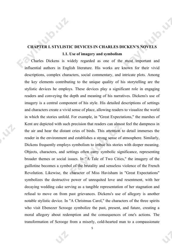 able and distinct. yet, despite their sometimes caricatured qualities, these characters often embody universal human experiences and emotions. for instance, in "david copperfield," the character of mr. micawber is depicted with a mix of humor and pathos, capturing the spirit of optimism and resilience despite constant financial setbacks. similarly, the character of uriah heep, with his oily demeanor and manipulative behavior, represents the dangers of deceit and sycophancy[footnoteref:1]. [1: gross, p. (1993). dickens, duty, and domestic ideology: the uses of family fiction. new york: routledge.] dialogue is a crucial tool dickens uses to develop his characters and advance the plot. his dialogues are often rich with dialects, idiomatic expressions, and verbal quirks that reveal the social background and personality of the speakers. this technique allows readers to discern class distinctions and personal traits through the way characters speak. in "bleak house," the lawyer mr. tulkinghorn's terse and formal speech reflects …