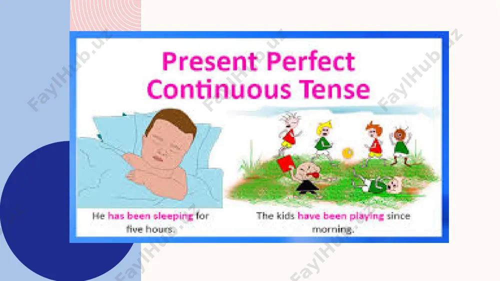 present perfect continuous tense - Page 4