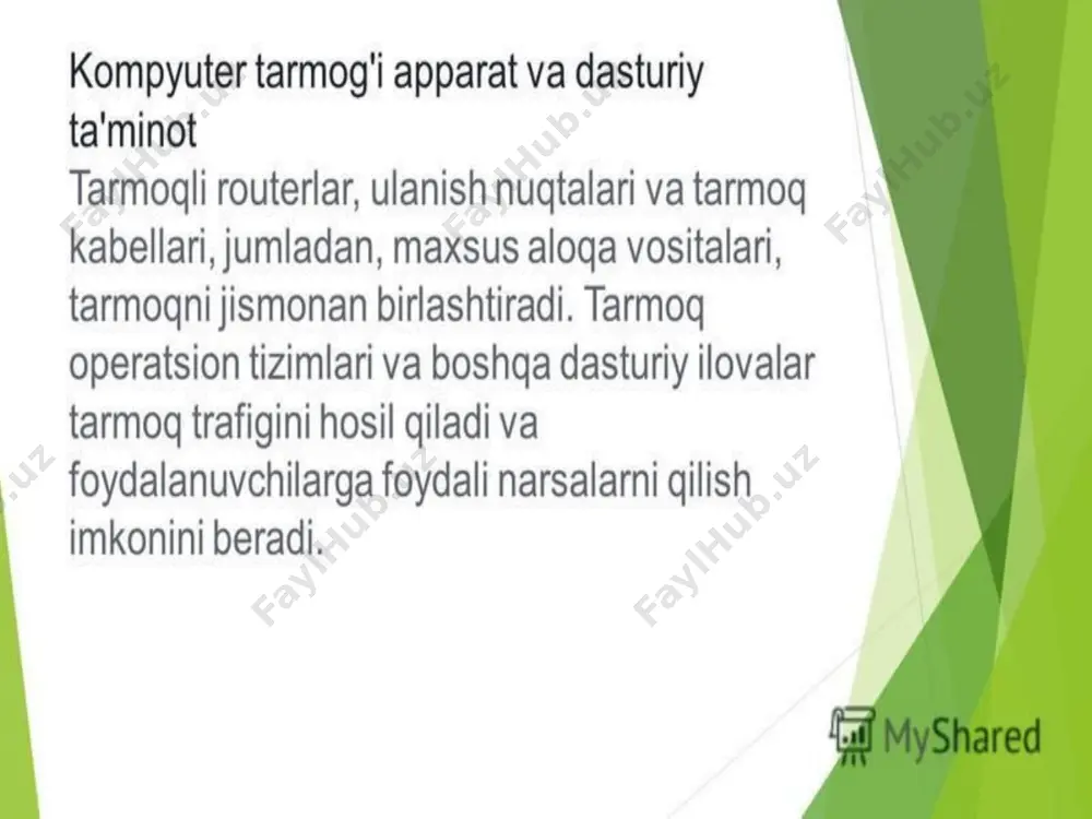 kompyuter tarmoqlari: asosiy tushuncha va turlari - Page 4