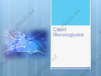 cloud texnologiyasi — PDF