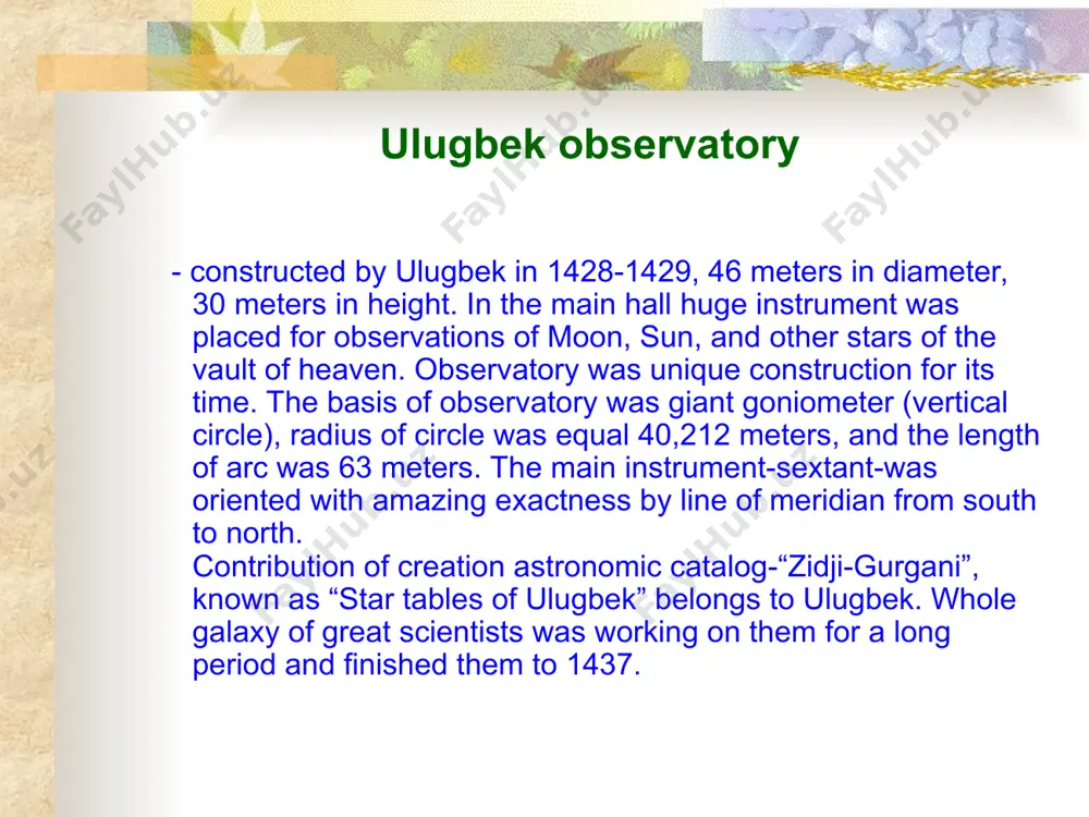 ulugbek observatory - Page 4