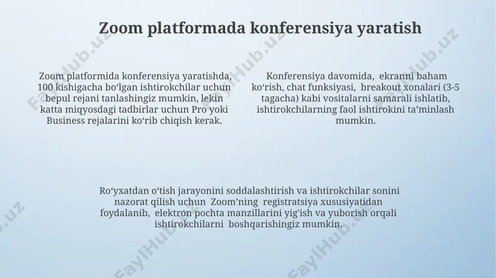 zoom platformada konferensiya tashkil qilish - Page 4