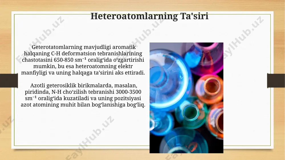 aromatik uglevodorodlar va geteroaromatik birikmalarning iq spektrlari - Page 3