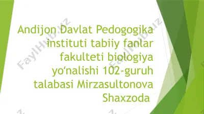 o'smirlik davrida psixik rivojlanish xususiyatlari — PPTX