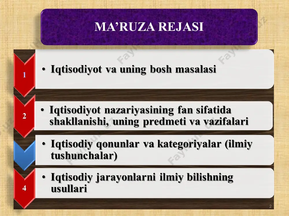 iqtisodiyot nazariyasi fani - Page 2