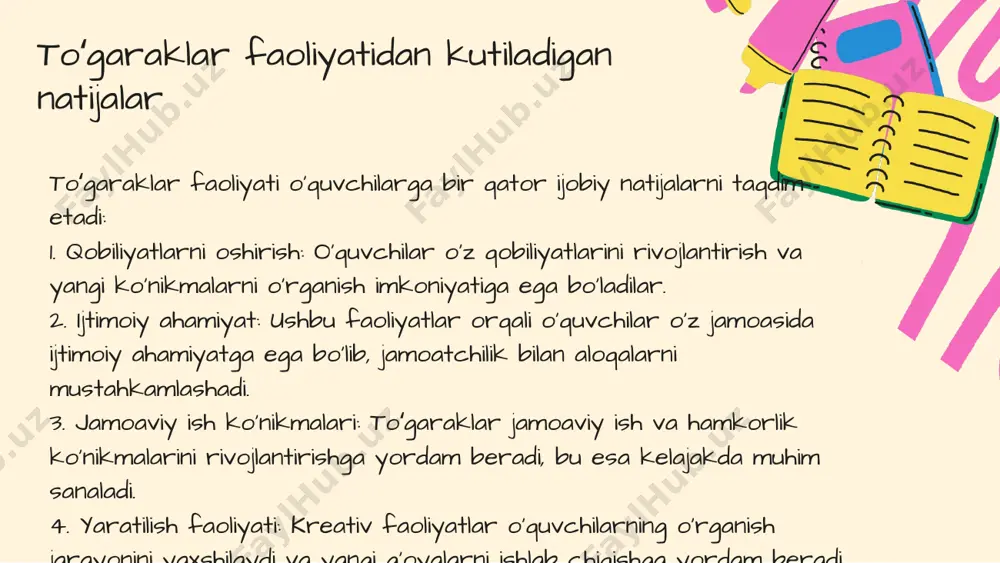 maktabda toʻgarak ishlarini tashkil etish - Page 5