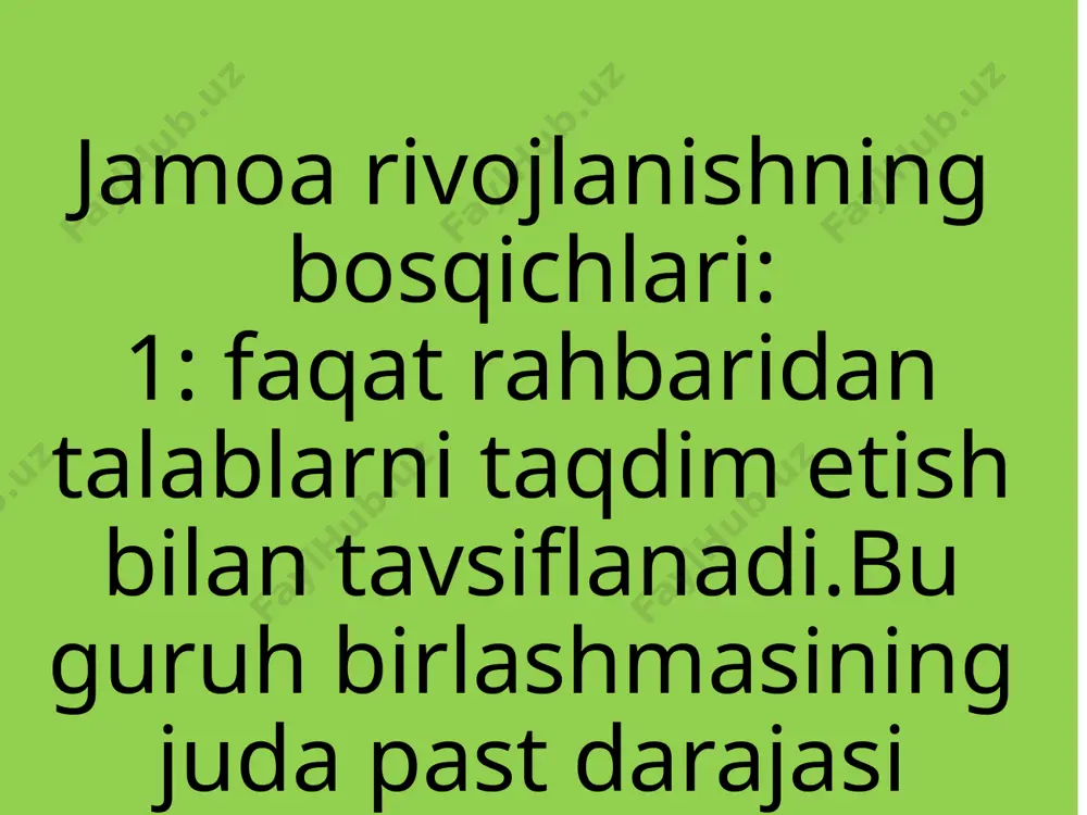 jamoani shakllantirishning istiqbol rejalari - Page 3