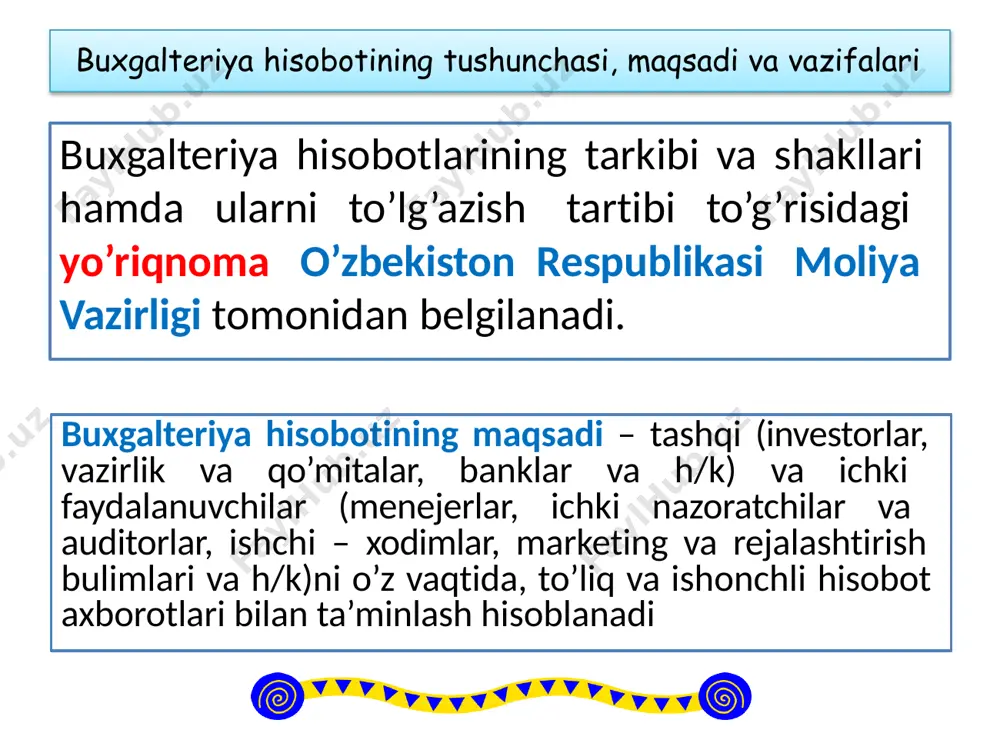 t grantlarini hisobga olish va davlat yordami to’g’risida ma’lumotlarni ochib berish bhxs 21 valyuta kurslaridagi o’zgarishlarning ta’sirlari bhxs 23 qarzlar bo’yicha xarajatlar bhxs 24 o’zaro bog’liq tomonlar to’g’risidagi ma’lumotlarni ochib berish bhxs 26 pension tizimlar bo’yicha buxgalteriya hisobi va hisobot bhxs 27 konsolidatsiyalashgan moliyaviy hisobotlar mhxs 1 “moliyaviy hisobotning xalqaro standartlarini birinchi marta qo’llash” mhxs 2 “aktsiyaga asoslangan to’lov” mhxs 3 “biznes birlashuvlari “ mhxs 4 “sug’urta shartnomalari” mhxs 5 “sotish uchun mo’ljallangan uzoq muddatli aktivlar va davom ettirilmaydigan faoliyat “ mhxs 6 “foydali qazilmalar zaxiralarini qidirish va baholash” mhxs 7 “moliyaviy instrumentlar: ma’lumotlarni ochib berish” mhxs 8 “operatsion segmentlar” mhxs 9 “moliyaviy instrumentlar” mhxs 10 “jamlangan (konsolidatsiyalashgan) moliyaviy hisobotlar” mhxs 11 “birgalikdagi faoliyat bo’yicha kelishuvlar” mhxs 12 “boshqa tadbirkorlik sub’ektlarida ishtirok etish to’g’risidagi ma’lumotlarni ochib berish” mhxs 13 “haqqoniy qiymatni baholash” mhxs 14 “ta’rif tuzatishlarini keyinga qoldirish hisobi” mhxs 15 “xaridorlar bilan shartnomalar tuzish bo’yicha daromad” moliyaviy hisobot xalqaro …