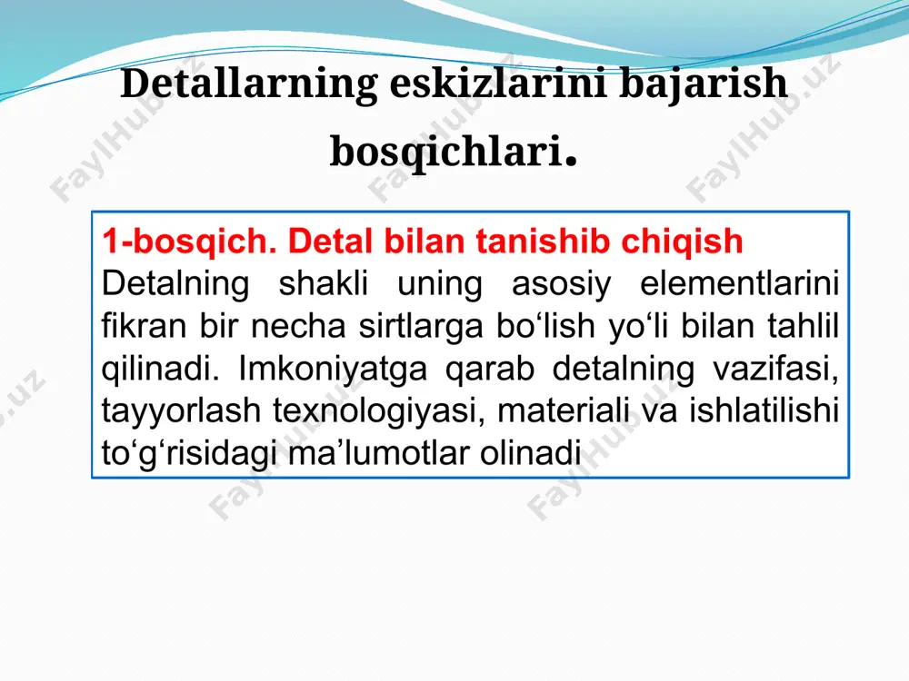 eskizlar va eskizlarni bajarish bosqichlari - Page 3