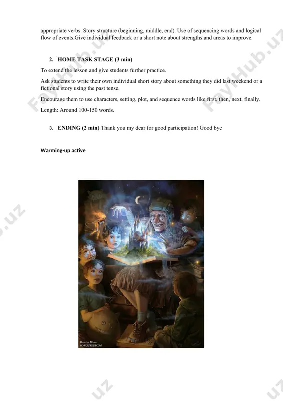 lesson plan - telling about story - Page 4