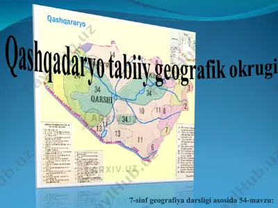 qashqadaryo tabiiy geografik okrugi 7-sinf — PPT