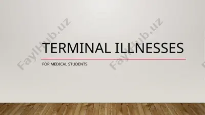 terminal illnesses — PPTX
