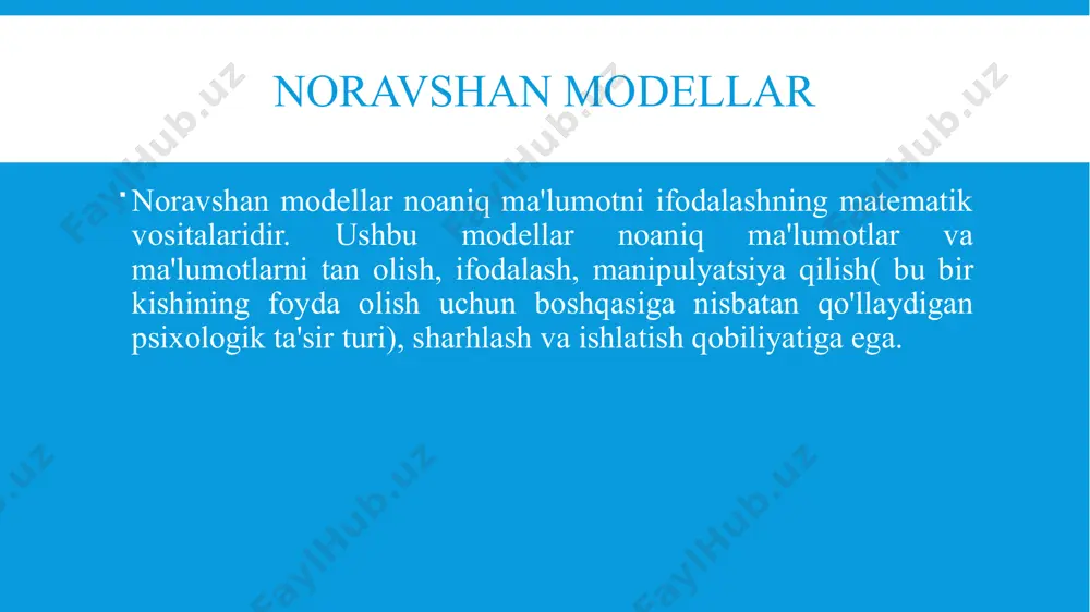 t qilishadi. masalan, loyihaning boshida, hali ma'lumot yo'q bo'lganda, eng muvaffaqiyatli gipotezani tanlash. ehtimollar nazariyasining amaliy vositalaridan biri bayes teoremasi hisoblanadi. u o'z muallifi, ingliz ruhoniysi va matematigi tomas bayes sharafiga nomlangan. 1763 yilda chop etilgan maqolasida bayes yangi dalillar mavjud bo'lganda e'tiqodlarni o'zgartirish uchun teoremani taklif qildi. teorema shartli ehtimolga asoslangan. ya'ni, agar bir-biriga bog'langan ikkita hodisa mavjud bo'lsa, teoremadan foydalanib, ikkinchisi sodir bo'lgan bo'lsa, ulardan birining paydo bo'lish ehtimolini hisoblashingiz mumkin. bayes teoremasi(kirish) bayes teoremasi yordamida ehtimollikni hisoblashda biz sabab va natijani almashtirishingiz mumkin. misol uchun, yo'tal kasallikning natijasidir. aytaylik, tadqiqotchi bronxit bilan og'rigan bemorlar qanchalik tez-tez yo'talayotgani haqida ma'lumot to'pladi. teoremadan foydalanib, bemorda yo'tal bo'lsa, bronxit ehtimolini hisoblashingiz mumkin. bayes formulasidan foydalanib, qisman ma'lum bo'lgan ma'lumotlarni hisobga olgan holda, hodisaning ehtimolini hisoblashimiz mumkin. bayes formulasi bayes formulasi p(a) gipoteza a ning oldingi ehtimoli; p(a | b) — gipoteza a ning b hodisasi yuzaga kelishidagi ehtimoli; p(b | …