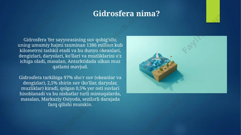gidrosfera va uning tarkibiy qismlari - Page 4