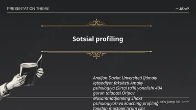 sotsial profiling — PPTX