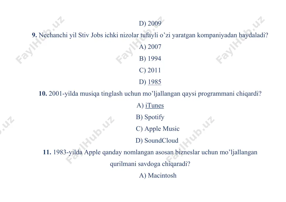 apple kompaniyasi testlar - Page 5