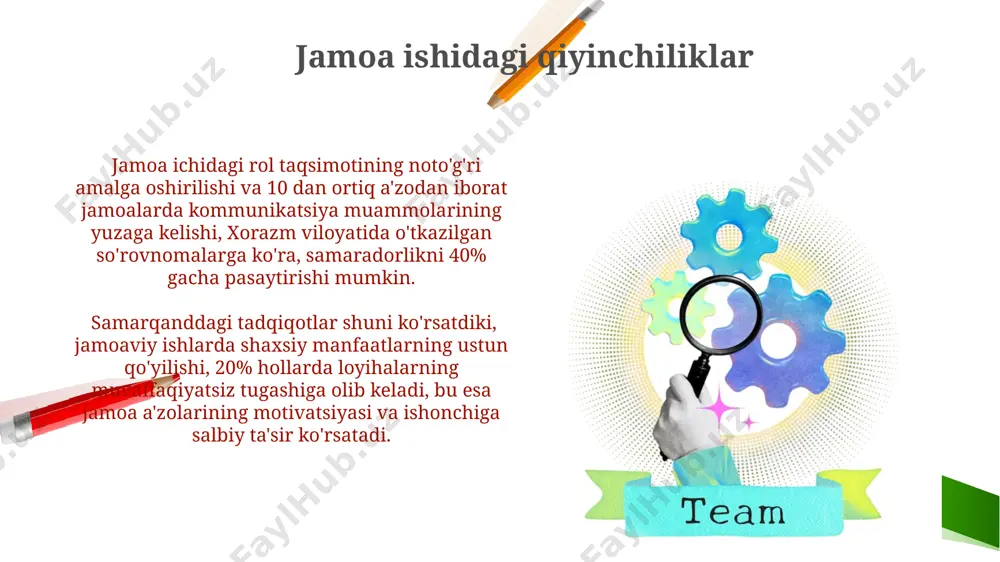 jamoada ishlash (teamworking) va uning afzalliklari - Page 5