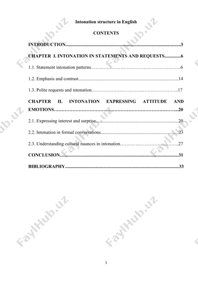 intonation structure in english — DOC