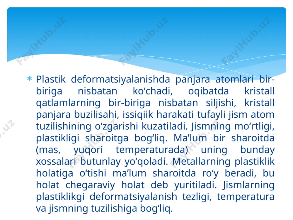 plastik deformatsiya va uning turlari - Page 5
