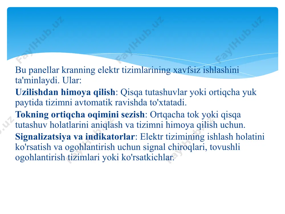 kranlarning ximoya panellari - Page 5