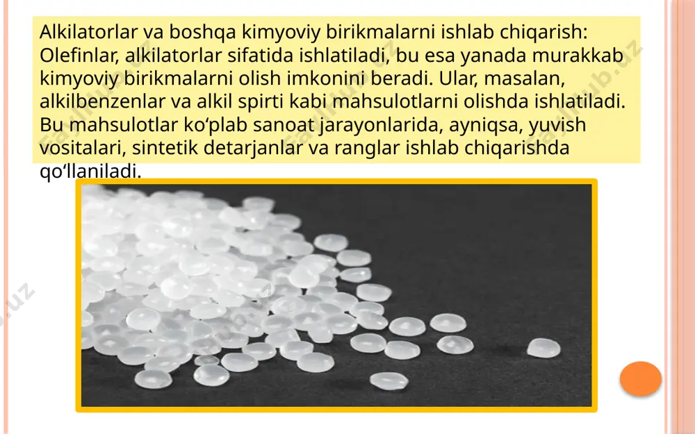 olefinlar ishlab chiqarish va ishlatilishi - Page 5
