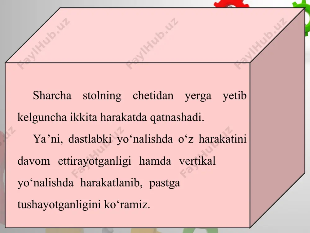 gorizontal otilgan jism harakati 10 - sinf - Page 4
