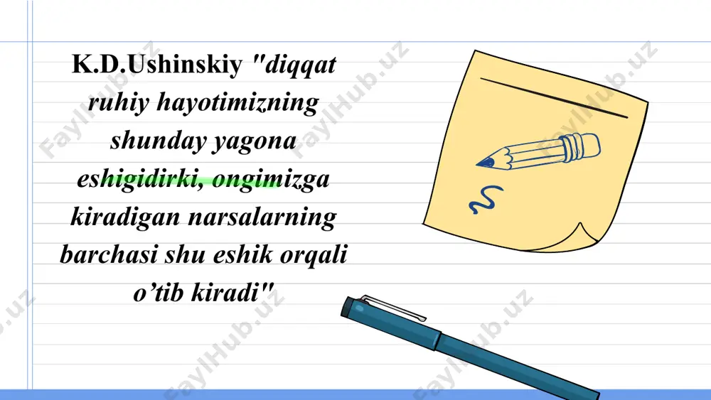 yvon bolalarida ham uchratish mumkin. ta'lim faoliyati -ma'lum ravishda tashkil etilgan sharoitda amalga oshiriladi. katta yoshli kishilar bolalarning taraqqiyotiga faol ta'sir etib, ularning ta'lim faoliyatlarini hamda bu faoliyat bilan bog’liq bo’lgan xatti-harakatlarni tashkil qiladilar. bu faoliyat va harakatlarni insoniyat ijtimoiy tajribasini o’rganish tomon yo’naltirishdir. mehnat faoliyati - ma'lum ijtimoiy foydali, moddiy yoki madaniy, ma'naviy mahsulot ishlab chiqarishga qaratilgan faoliyatdan iborat. kishilarning mehnati ma'lum maqsadga qaratilgan har doim ijtimoiy tabiatga ega bo’ladi. mehnat faoliyatining maqsadi kishilarning iste'mol qilinadigan narsalarni, ya'ni non, mashinalar, turli ishlab chiqarish mahsulotlarini tayyorlash, ya'ni kiyim-kechak oziq-ovqat va boshqa shu kabi narsalarni ishlab chiqarishga qaratilgan bo’lishi mumkin. thanks! image1.jpg image2.jpg image3.jpg image4.png image5.jpg