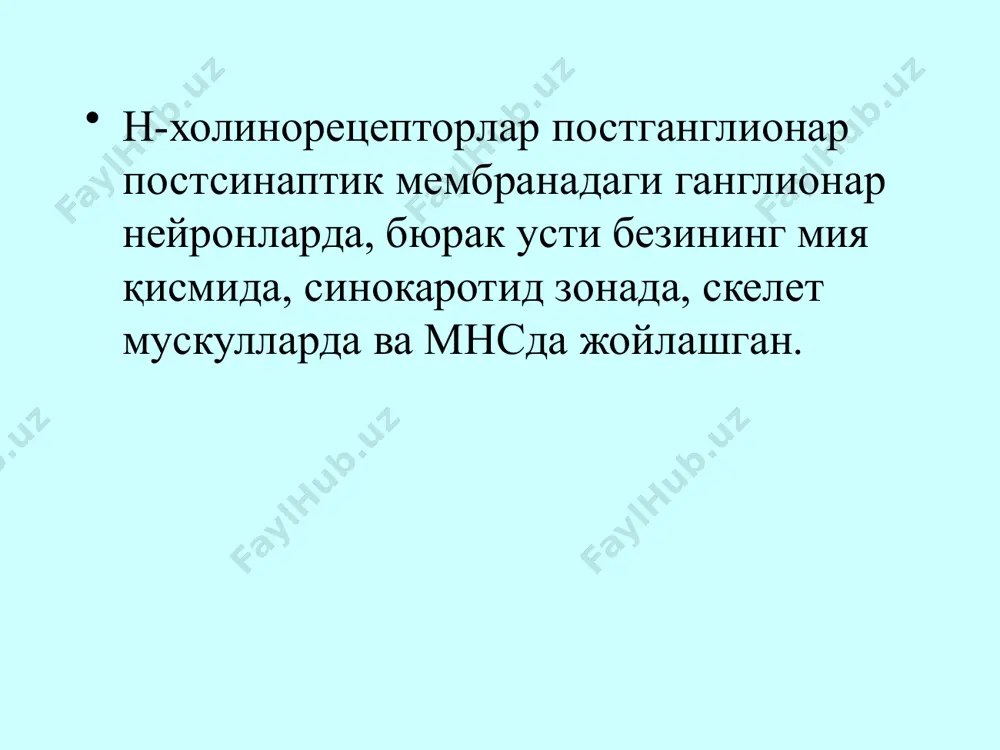 emferent nerv sistemasiga tasir etuvchi vositalar - Page 5