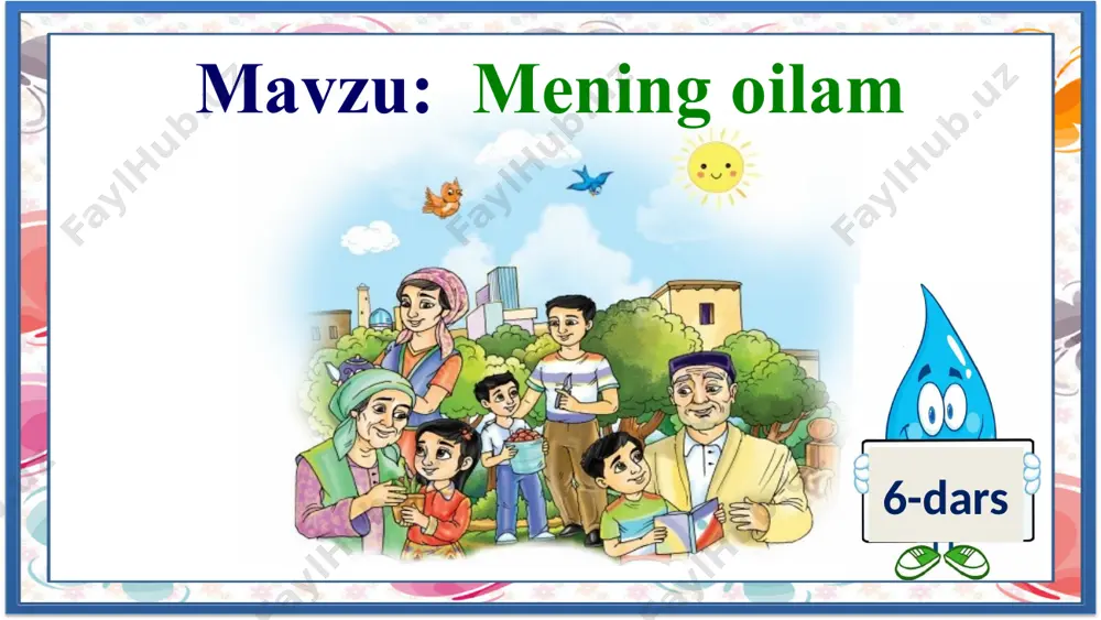 mening oilam 6-dars mustaqil topshiriqni tekshirish - Page 2