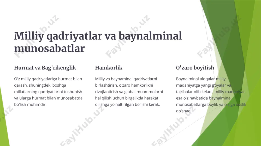 milliy tarbiyaning baynaminal tarbiya bilan uyg'unligi - Page 5