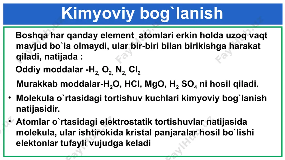 kimyoviy bog`lanish va elementlarning nisbiy elektromanfiyligi - Page 3