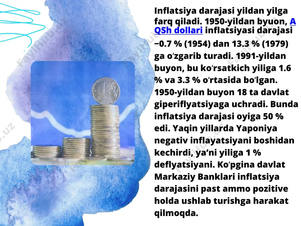 inflatsiya va foiz stavkalari - Page 5
