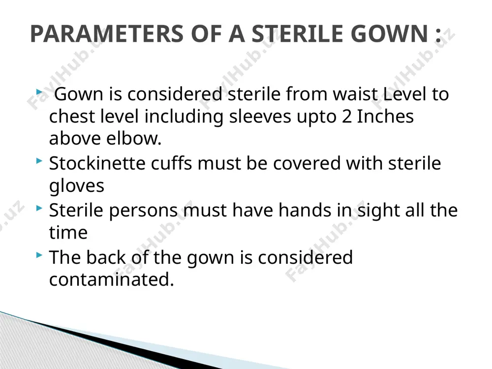 gowning and gloving techniques - Page 4