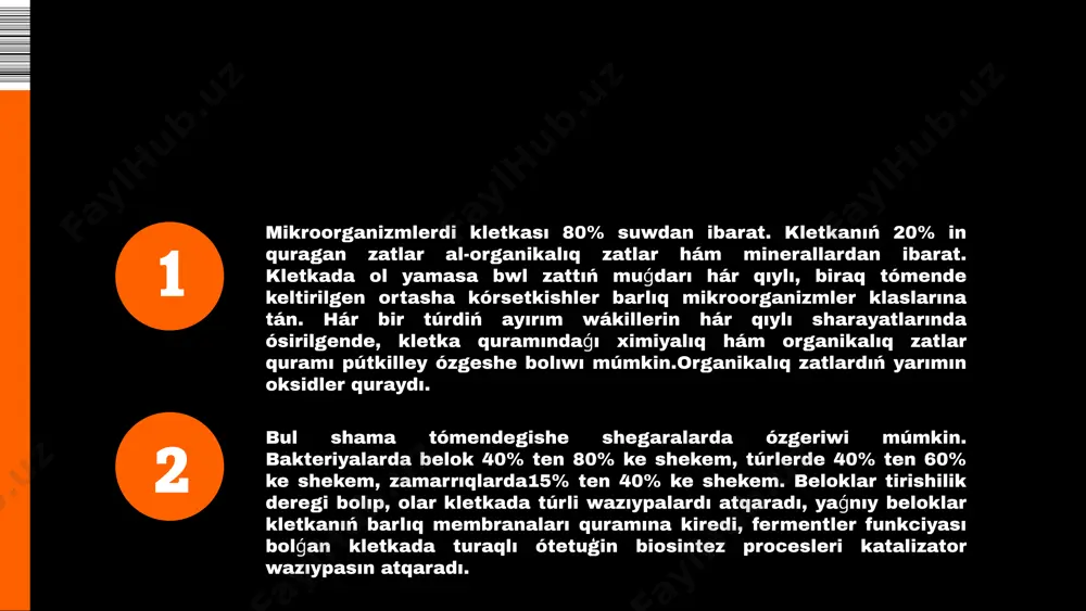 mikroorganizmler hámolardıńtúrleri - Page 5