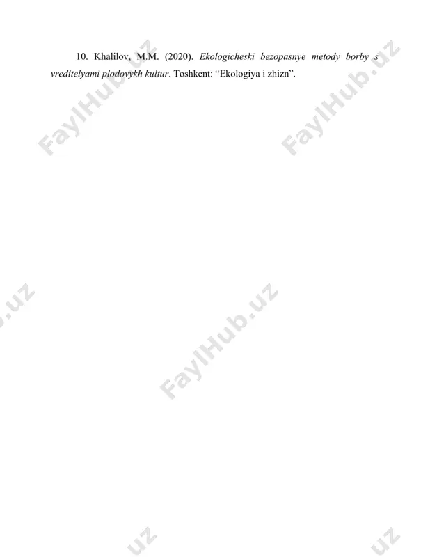 mevali daraxtlarga zarar yetkazuvchi hashorotlar - Page 5