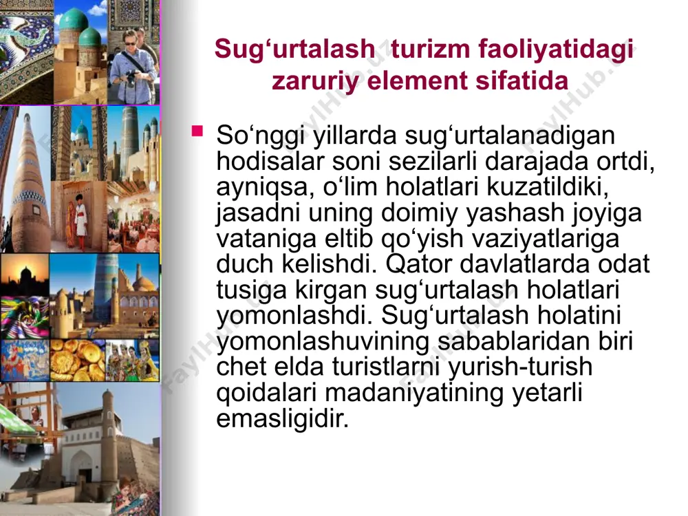 turizm infratuzilmasida sug'urta masalalari - Page 4