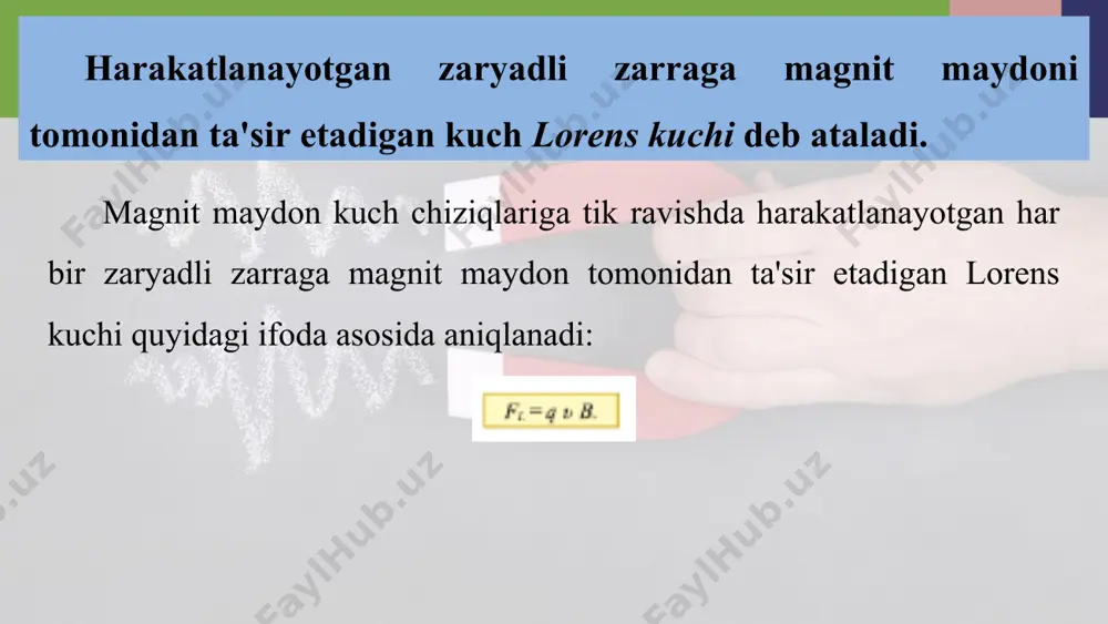 magnit maydonda zaryadli zarraning harakati 8 - sinf - Page 3