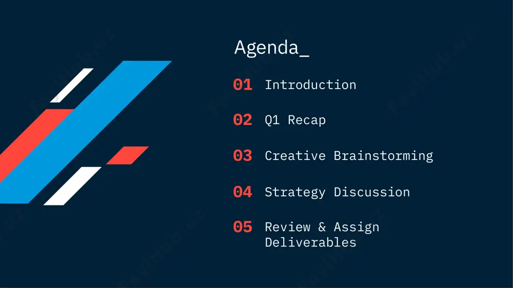 modern powerpoint template - Page 4