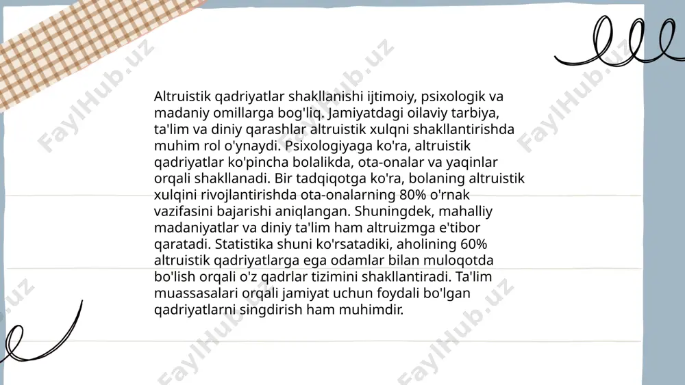 pedagokda alturizma. manfaatsiz yordam berish - Page 5